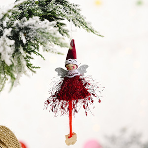 Nuovo creativo piccolo angelo pendente bambola decorazione di natale oggetto <span class=keywords><strong>per</strong></span> appendere alberi o palle - Product Image 6