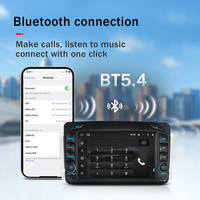 Autoradio pour Mercedes-Benz W209 C209 W203 avec écran 7 pouces, avec CarPlay et Android Auto sans fil, navigation GPS