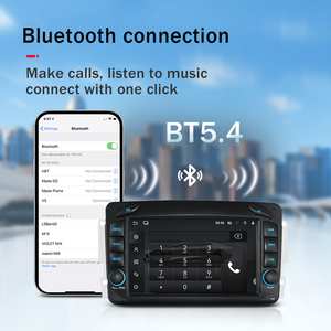 Untuk Mercedes-Benz W209 C209 W203 Layar 7" Radio Mobil, Dengan Wireless Multimedia CarPlay & <span class=keywords><strong>Android</strong></span> Auto GPS Navigasi Pemutar Mobil - Product Image 3