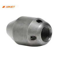 Buse de nettoyage de canalisation AMJET 1/4 3/8 1/2 pouce, buse de canalisation à glissière, 20-70 lpm, nettoyeur haute pression, buse de canalisation pour le nettoyage commercial