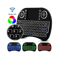 Mouse Mini i8 Remote Control, papan ketik Mini i8 Remote kontrol nirkabel 2.4G