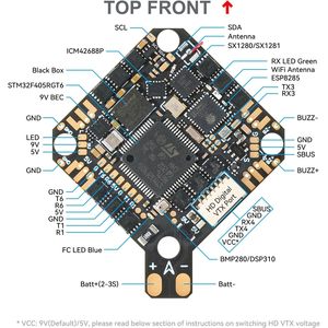 Betafpv F4 2-3S 20A không chổi than điều khiển chuyến bay điện từ xa chuyến bay nhựa cho HD kỹ thuật số Quadcopter Pavo Pico pavo20 - Product Image 4
