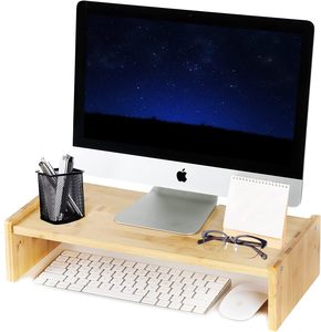 Phong cách tối giản hiện đại Chiều cao tre có thể điều chỉnh màn hình đứng giữ máy tính - Product Image 1