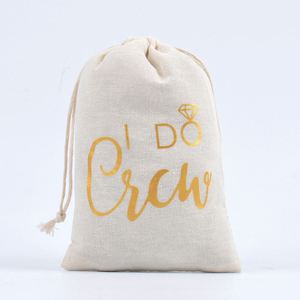 Wholesale Promotional Eco Friendly Reusable Recyclable Custom Logo Printed Gift Soap <b>Pouch</b> Linen Canvas Cotton <b>Drawstring</b> Bag - Product Image 5