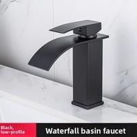 Robinet de lavabo thermostatique moderne et contemporain en laiton, monotrou, eau froide, pour salle de bain domestique