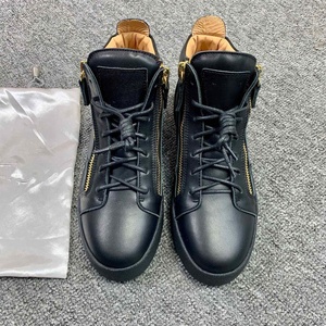 Zapatos informales <span class=keywords><strong>de</strong></span> alta calidad para hombre y mujer, zapatillas altas <span class=keywords><strong>de</strong></span> cuero auténtico, tenis Unisex GZ 35-48, zapatos deportivos <span class=keywords><strong>de</strong></span> marca <span class=keywords><strong>de</strong></span> lujo 0081 - Product Image 2