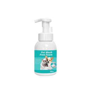 Espuma de Limpieza en Seco para Mascotas, Descontaminación para <span class=keywords><strong>Perros</strong></span> y Gatos, Lavado Corporal sin Enjuague, 300 ml, Plástico - Product Image 1