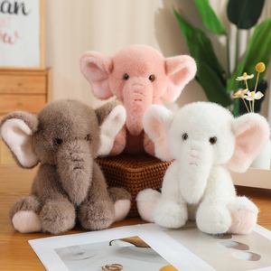 Peluche peluche peluche creativo elefante grigio accogliente peluche bianco <span class=keywords><strong>rosa</strong></span> peluche - Product Image 2