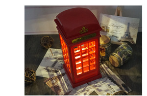 <span class=keywords><strong>Lampe</strong></span> de table sans fil rétro à LED, avec chargeur USB, réglable, style européen, pour station de téléphone portable britannique - Product Image 4