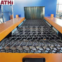 Máquina de Granallado de Banda de Malla Serie ATHI QWD, Motor Automático de Alta Productividad, Tipo Continuo para Piezas de Aluminio Fundido a Presión