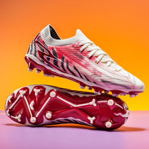 <span class=keywords><strong>Scarpe</strong></span> <span class=keywords><strong>da</strong></span> <span class=keywords><strong>Calcio</strong></span> con Suola in TPU e Tomaia in PVC, Resistenti all'Usura, Antiscivolo, per Tutte le Stagioni, Unisex, per Sport all'Aperto con <span class=keywords><strong>Tacchetti</strong></span> - Product Image 2