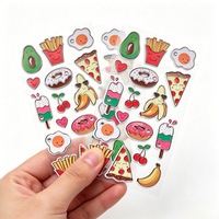 Autocollants alimentaires amusants style Instagram, autocollants mignons de dessins animés pour enfants, pour bullet journal, Gudak, DIY, papier couché, décorations modernes