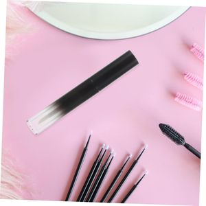 Unique Design CP02-1245 New <b>Black</b> White Gradient Slim Plastic Cosmetic Lip Gloss & Mascara <b>Pump</b> Cap Empty Tube with Hot Stamping - Product Image 3