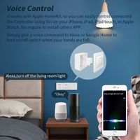 Interruptor Inteligente Mini SIXWGH, Módulo de Relé para Mejoras del Hogar, Control por Voz Siri, 16A, 240V, Compatible con UK/US/EU, Cozylife WIFI