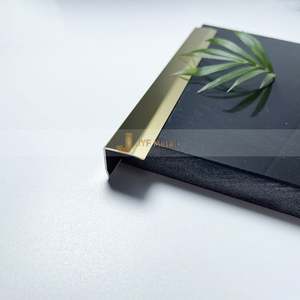 JYFMETAL LL142 Polished Stainless Steel Contemporary Decorative <b>Corner</b> Profile Trims L Angle Wall <b>Corner</b> Guard Apartment - Product Image 2