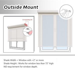 Factory Price Custom Roman Blinds Light Shading Roller Shades Electric Installation Built-in for <strong>French</strong> Windows for Everyday Use - Product Image 4