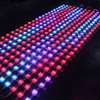 Écran LED à mailles flexibles SPI Écran maillé LED extérieur Vente en gros P40 P50 P100 Écran maillé LED Point lumineux