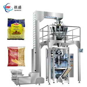 Máquina automática de envasado de Pasta de macarrones, envasadora multicabezal con alimentador, Combinación Vertical, embalaje a escala