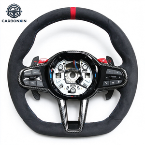 Volantes Deportivos de 4 Radios y 35 mm de Diámetro, de Fibra de Carbono y Cuero, para Supra GR A90 MKV MK5 MK4 2020-2025 - Product Image 2