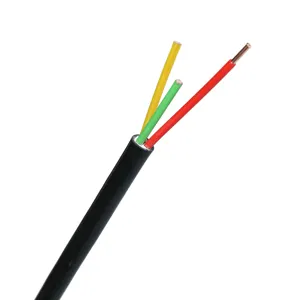 H05vv-f 300/500V kabel daya H05VV-F 3g1,5 3x1,5mm 3g2,5 3X2.5mm dengan VDE