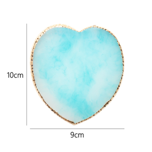 Palette de présentation pour ongles en forme de cœur, 5 couleurs, en résine, pour mélange de vernis gel acrylique, pour salon de manucure - Product Image 4