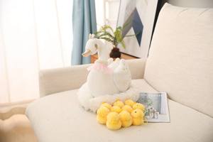 Elegante <span class=keywords><strong>cisne</strong></span> blanco de peluche de juguete con 10pcs bebés <span class=keywords><strong>princesa</strong></span> <span class=keywords><strong>cisne</strong></span> de peluche de felpa de juguete muñeca mamá y los niños regalo de cumpleaños - Product Image 5