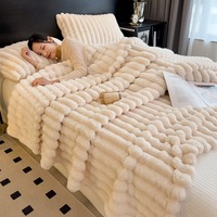 Vente en gros d'usine, couvertures en flanelle tissée épaisse, nouveau design extensible pour canapé, étudiant, bureau, sieste, confort transfrontalier