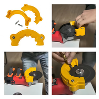 Outil d'affûtage et de polissage pour forets de 4 à 12 mm, accessoire de meulage multifonction pour meuleuse d'angle, outil de bricolage à domicile, entretien