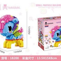 Balody - Juguete de Construcción de Bloques de Plástico ABS con Diseño de Unicornio 3D, 60 Piezas, para Niños de 5 a 7 Años, Unisex, Regalo de Cumpleaños