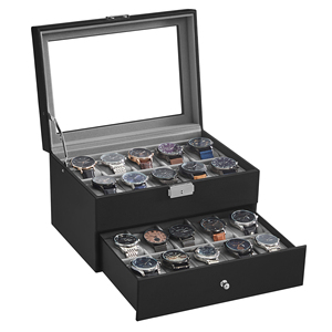 SONGMICS women watch jewelry luxury gift box set fashion jewelry organizer watch case men custom watch boxes cases