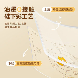 Silicone Kneading <b>Mat</b> Food Grade Thickened Non Stick Cat Pattern Baking Work Surface Household <b>Rolling</b> <b>Mat</b> - Product Image 1