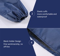 Manteau de pluie réfléchissant, tissu oxford de haute qualité pour travail, poncho pour les hommes et les femmes
