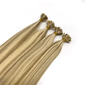 2024 Top Sale Wholesale Price Double Drawn Flat Tip Hair Extensions