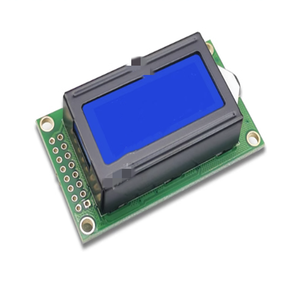 0802LCD字符显示lcd 8*2线蓝屏黄绿屏灰屏LCM并行端口模块LCD - Product Image 1
