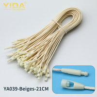 Cordon de fixation personnalisé pour étiquettes de vêtements, lanière, boucle pour photos de jouets, cordon de scellage pour étiquettes cirées, cordon ciré en plastique