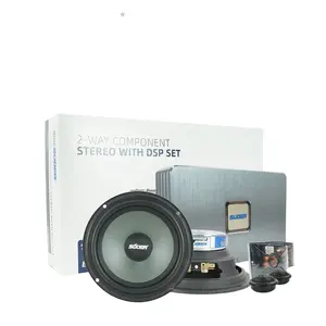 Suoer Новый кроссоверный высококлассный Мощный Автомобильный аудиокомплект DSP автомобильный динамик и усилитель с делителем частоты автомобильный аудиосигнал комплект