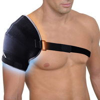 Attelle d'épaule réglable et respirante en néoprène élastique avec coussinet de gel pour l'exercice des épaules disloquées