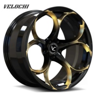 Rines de Aleación Forjados de 2 Piezas con Colores Personalizados VLC, 18 19 20 21 22 23 24 Pulgadas, 5x114.3 5x112 5x120, Diseño Cóncavo para Autos de Carreras