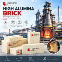 Bata Tahan Api Kelas Teknik dengan Bubuk Perekat Mortar Tahan Api untuk Pelapisan Tahan Api Proyek Boiler dan Insinerator