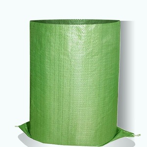 Sacs tissés en plastique, sac tissé de 45 kg de capacité, sac poubelle vert pour les déchets de construction, la logistique, le déménagement, la livraison express - Product Image 1