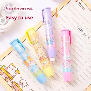 Мультяшный ластик-карандаш с выдвижным механизмом, креативный ластик для рисования и экзаменов, для студентов, без остатка крошек, чистый результат - Product Image 1