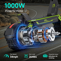 ABD Deposu GOKEEP F5 250W*4 Hızlı Katlanabilir Ucuz Elektrikli E-Scooter Arazi Tipi 52V Lityum Pil Yetişkin Scooter'ı NFC özellikli