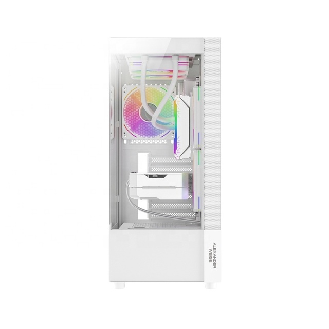 Infinity Series Panoramic Design Game Pc Tower Gamer case TG Glass Aqua View Computer case Gaming