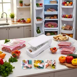 Petite mini machine à sceller les collations pour la maison intelligente Sac en plastique ménager Artefact d'étanchéité sous vide pour la conservation des aliments - Product Image 3
