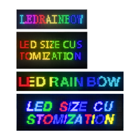 Letreros LED a Todo Color con Desplazamiento de Texto, Tamaño Personalizable, Resistentes al Agua IP65, Garantía de 5 Años, Pantalla de Mensajes Programable para Negocios