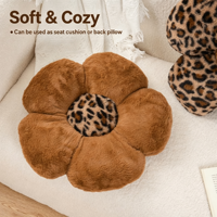 Coussin lombaire en peluche pour bébé, imprimé léopard, coussin de siège pour canapé-lit ou fenêtre, coussin décoratif style Ins
