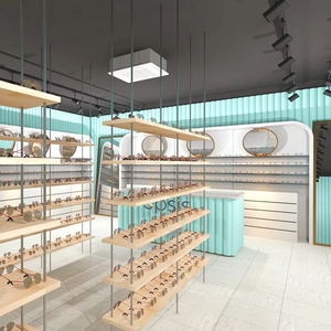 Conception d'intérieur 3D pour <span class=keywords><strong>magasin</strong></span> d'optique moderne sur mesure, vitrine, idées de design de boutique, <span class=keywords><strong>décoration</strong></span> et rénovation - Product Image 1