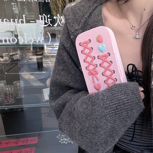 เคสโทรศัพท์ซิลิโคนแบบพับได้พร้อมโบว์น่ารัก ป้องกันรอบด้าน สำหรับ iPhone 16 Pro Max 15 14 13 สำหรับสาวๆ - Product Image 3