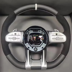 Nouveau <span class=keywords><strong>volant</strong></span> en Fiber de carbone PRM Sport <span class=keywords><strong>volant</strong></span> pour Benz Mercedes <span class=keywords><strong>AMG</strong></span> a B C E GLS GLA S C63 W205 W204 W213 2012-2021 - Product Image 5