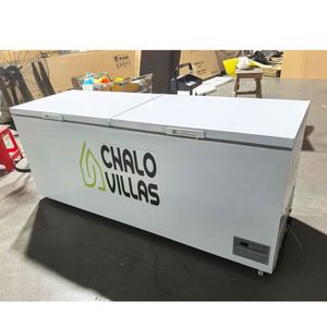 Congelador Vertical Comercial VEVOR de 19.8 Pies Cúbicos / 561 L, Acero Inoxidable 304, Gran Capacidad, Tapa Superior Dividida, Tapas con Doble Cierre, Independiente, 4 Puertas - Product Image 5